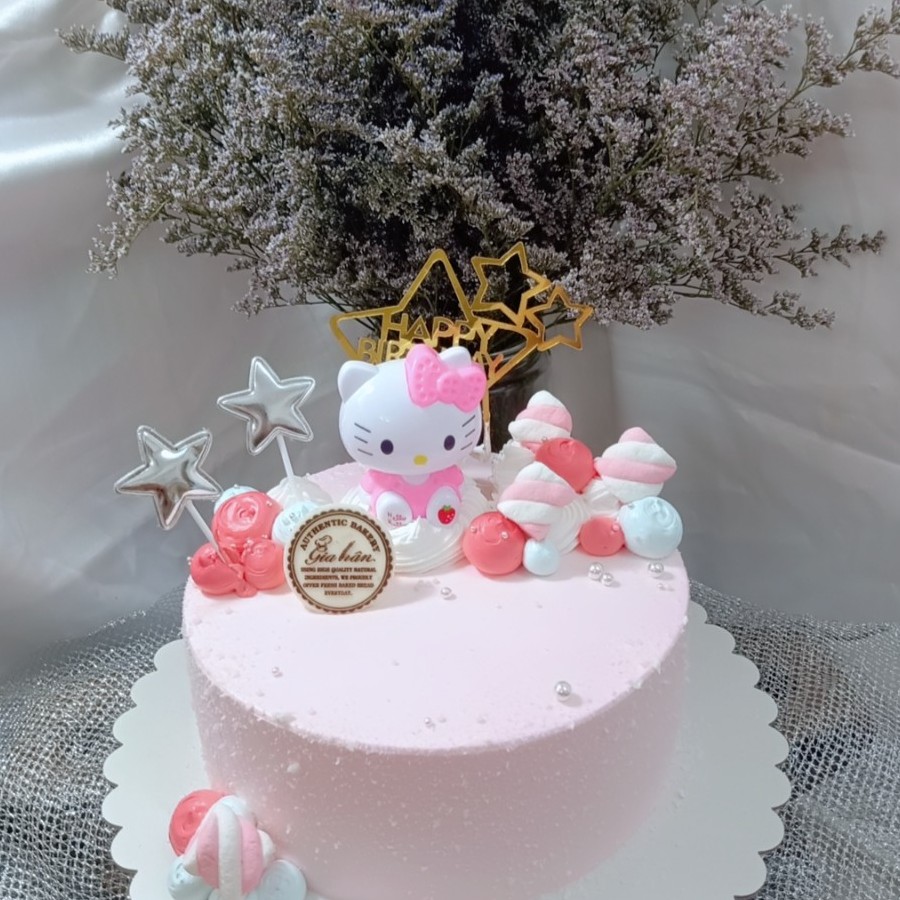 BTN5 Bánh sinh nhật Hello Kitty hồng sz16 cao 10cm Tokyo Gâteaux Đặt lấy ngay tại Hà Nội #12 BTN5 Bánh sinh nhật Hello Kitty hồng sz16 cao 10cm Tokyo Gâteaux Đặt lấy ngay tại Hà Nội
